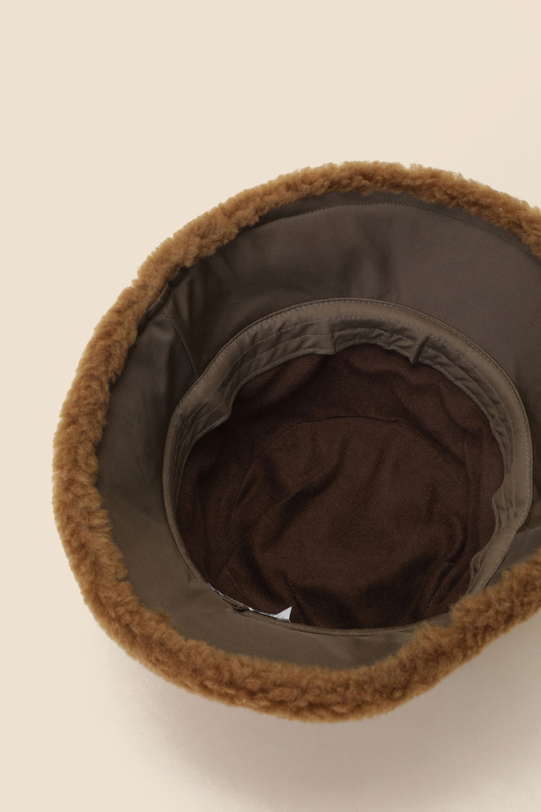 SUECOMMA BONNIE - 모자 - Fur bucket hat(brown)