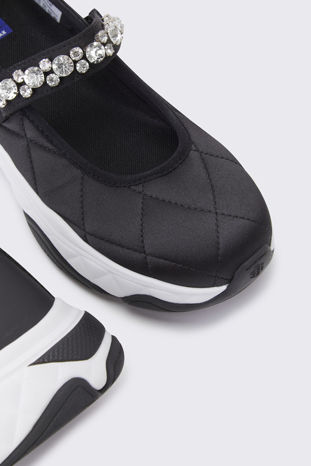 SUECOMMA BONNIE - 스니커즈 - Glam dew sneakers(black)