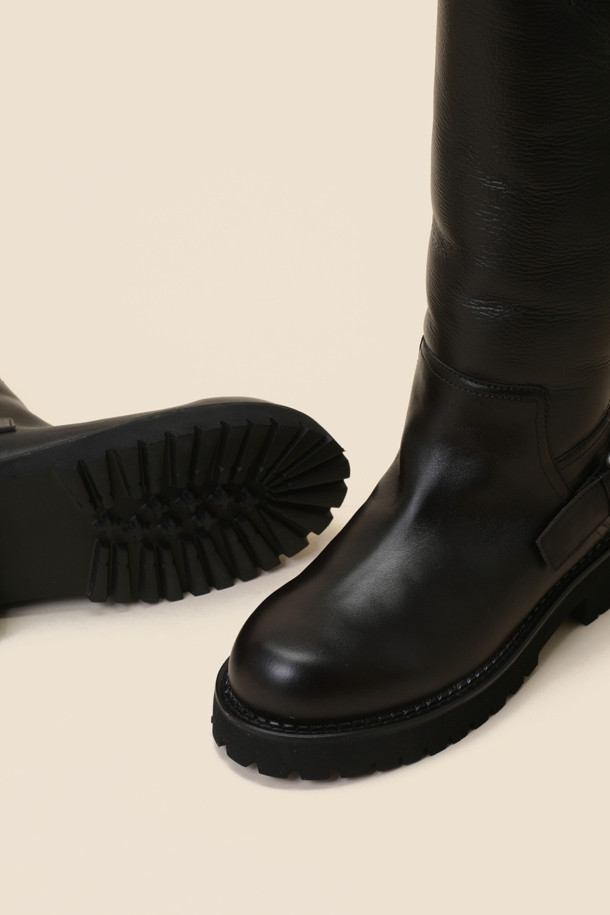 SUECOMMA BONNIE - 부츠/워커 - [김나영 착용] Mustang biker boots(black)