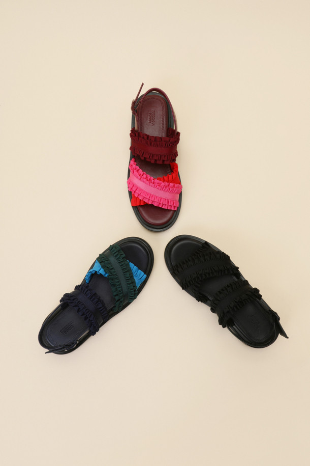 SUECOMMA BONNIE - 샌들 - [김나영 착용]Cancan 24 sandal(black)