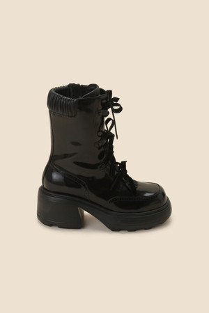 Duggy lace-up boots(black)