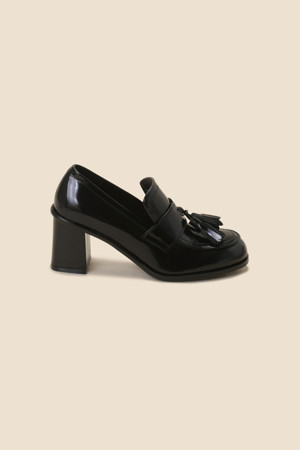 Tassle loafer pumps(black)