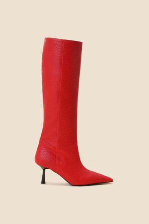 Point long boots(red)