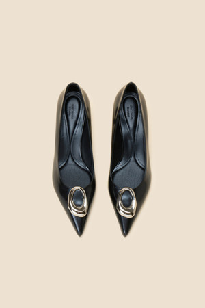 Shell ring pumps(black)