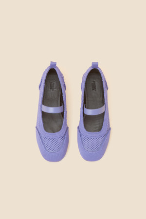 Knit mary jane flat(blue)