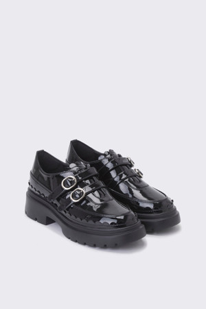 Wave point loafer(black)