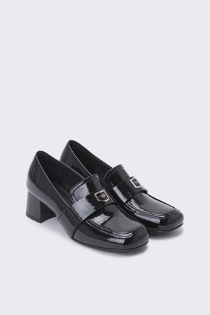 Polygon point loafer(black)