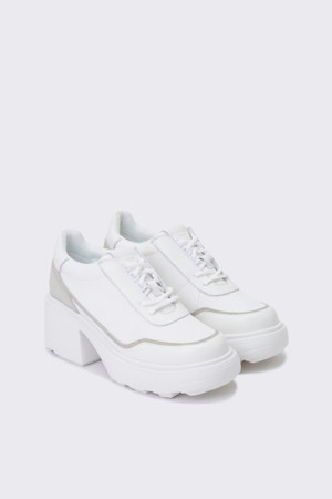 Heel sneakers(white)