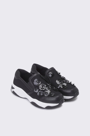 Fleur24 mesh sneakers(black)