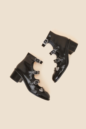 Cle ankle boots(black)