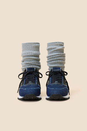 Daily knit sneakers(navy)