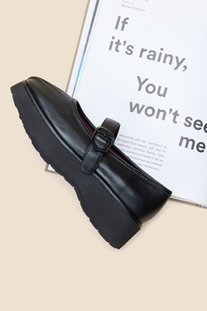 Flow platform loafer(black)