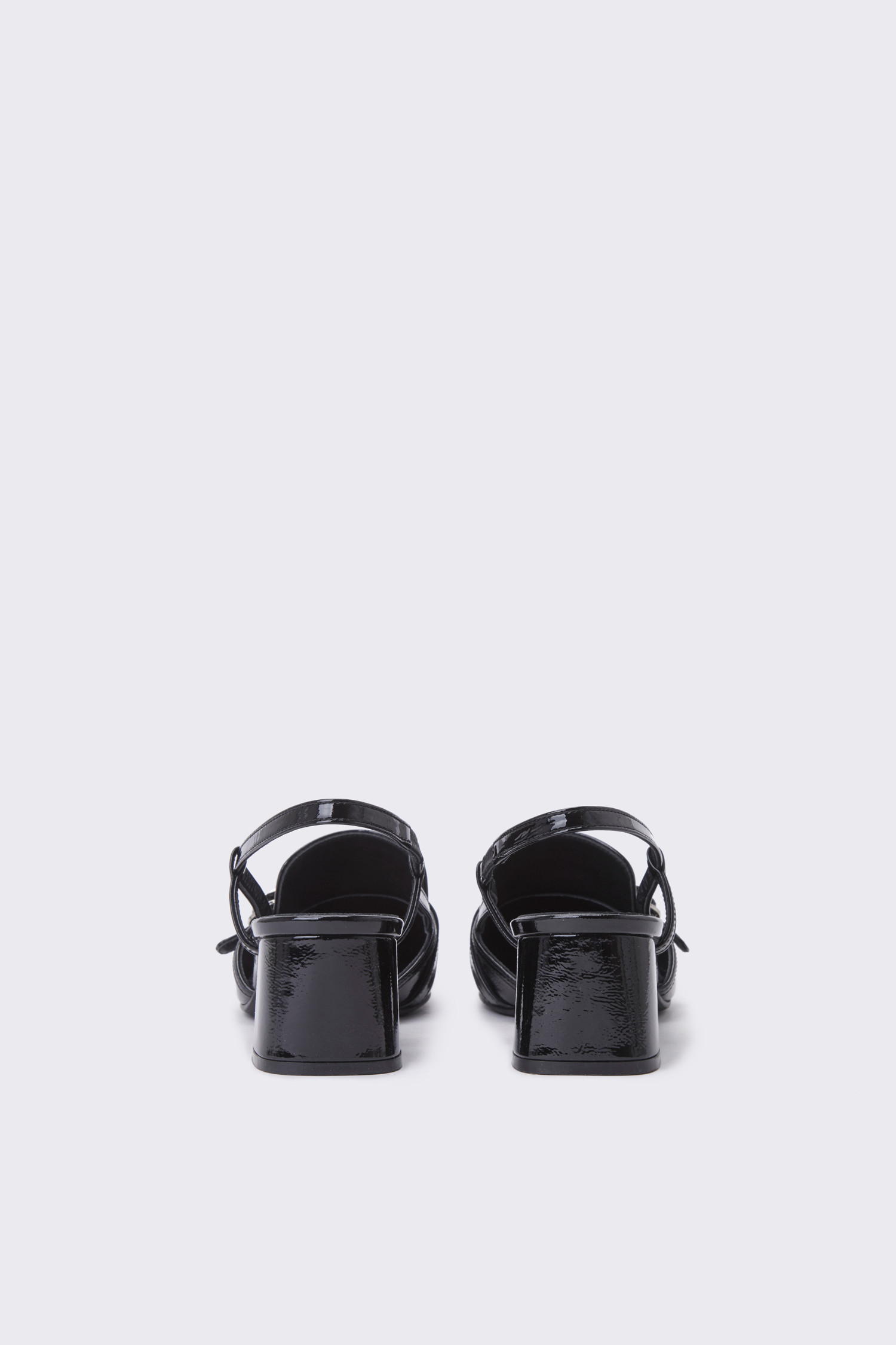 Polygon round toe sling back(black)_SUECOMMA BONNIE - 코오롱몰