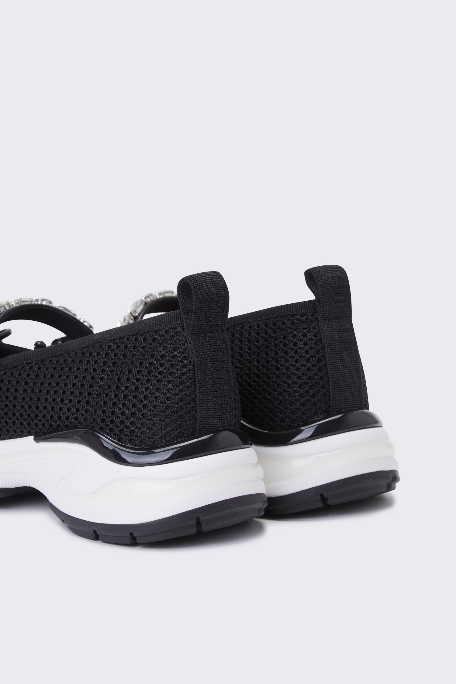 SUECOMMA BONNIE] Mesh mary jane sneakers(black)