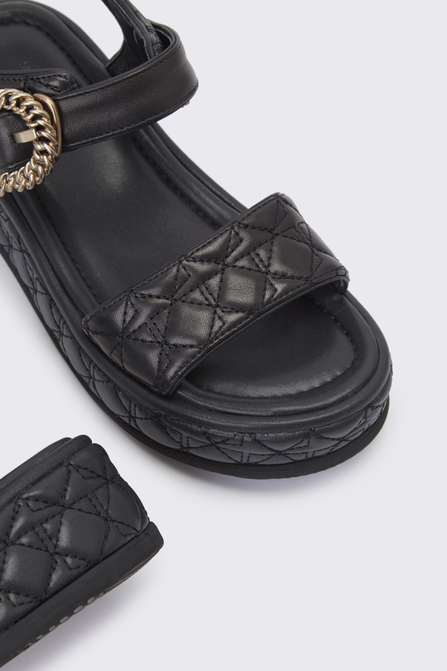 ★SUECOMMA BONNIE★ Knit slide sandalblack DG2AM25024BLK 슈콤마보니(SUECOMMA BONNIE) Knit slide sandal(black)_
