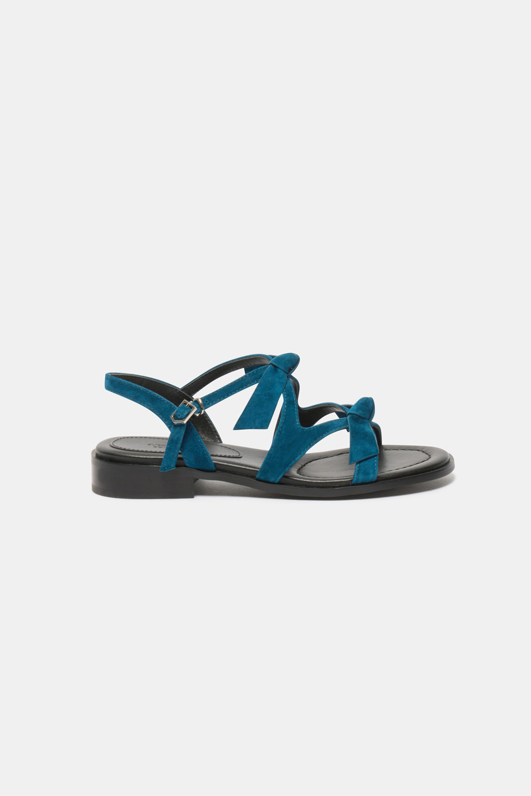 SUECOMMA BONNIE - 샌들 - Frangia ribbon sandal(blue)
