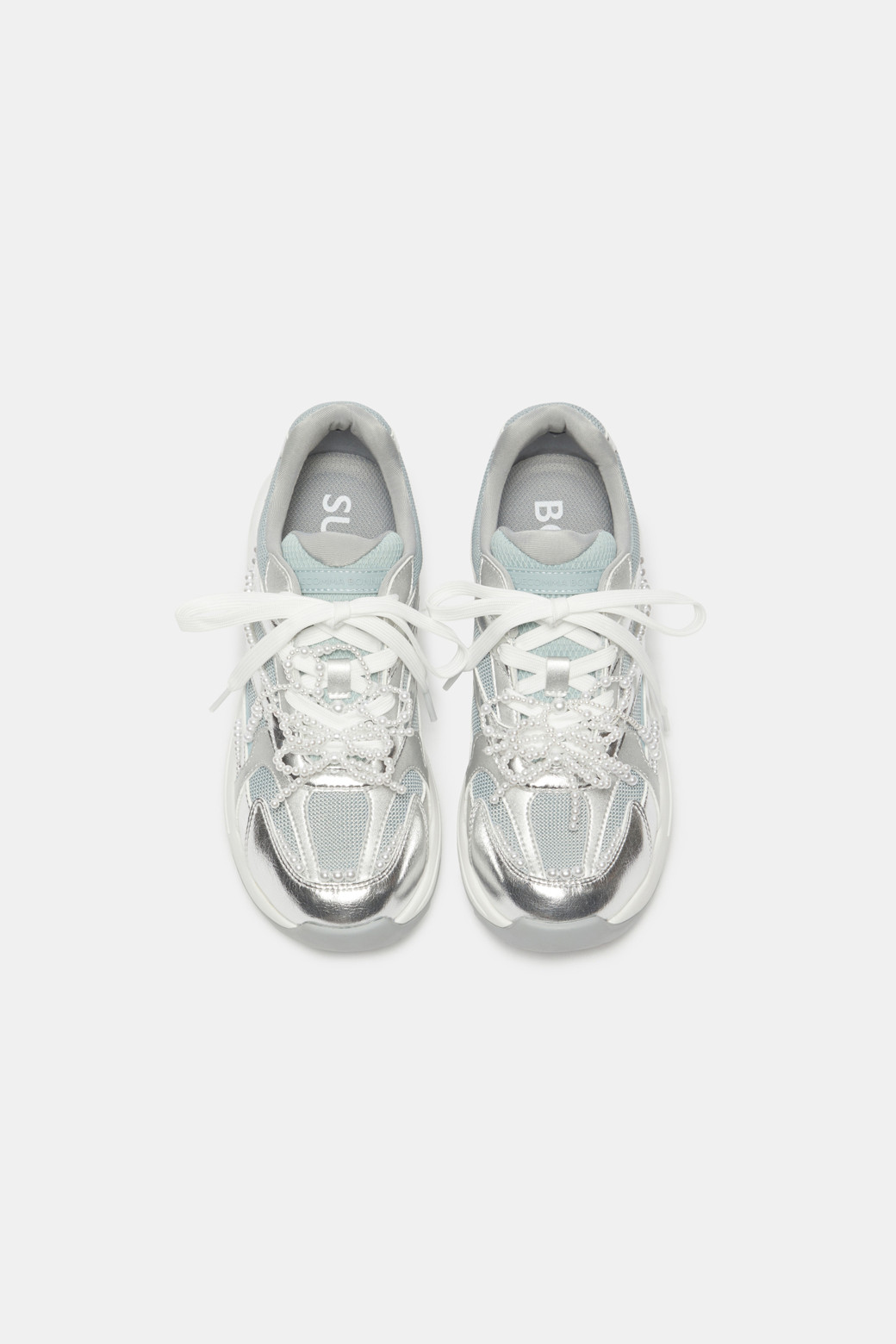 【ＳＵＥＣＯＭＭＡ ＢＯＮＮＩＥ】Delight sneakers silver Delight sneakers(mint)_SUECOMMA BONNIE - 코오롱몰