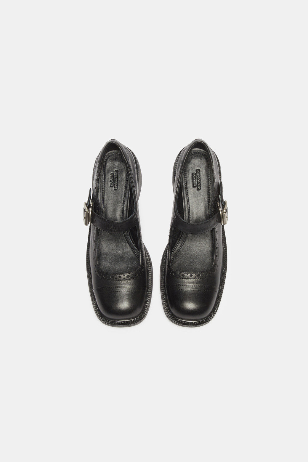 SUECOMMA BONNIE] Mary jane loafer(black)