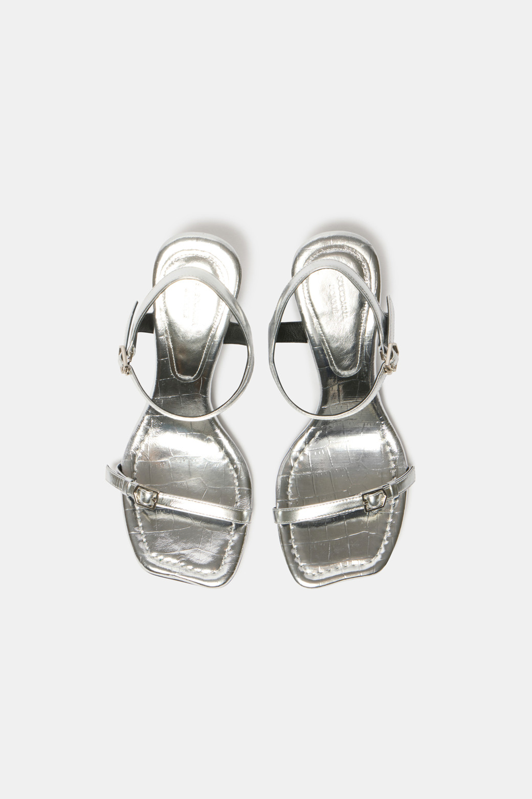 SUECOMMA BONNIE ◆Slim strap sandal(silver) Slim strap sandal(silver)_SUECOMMA BONNIE - 코오롱몰
