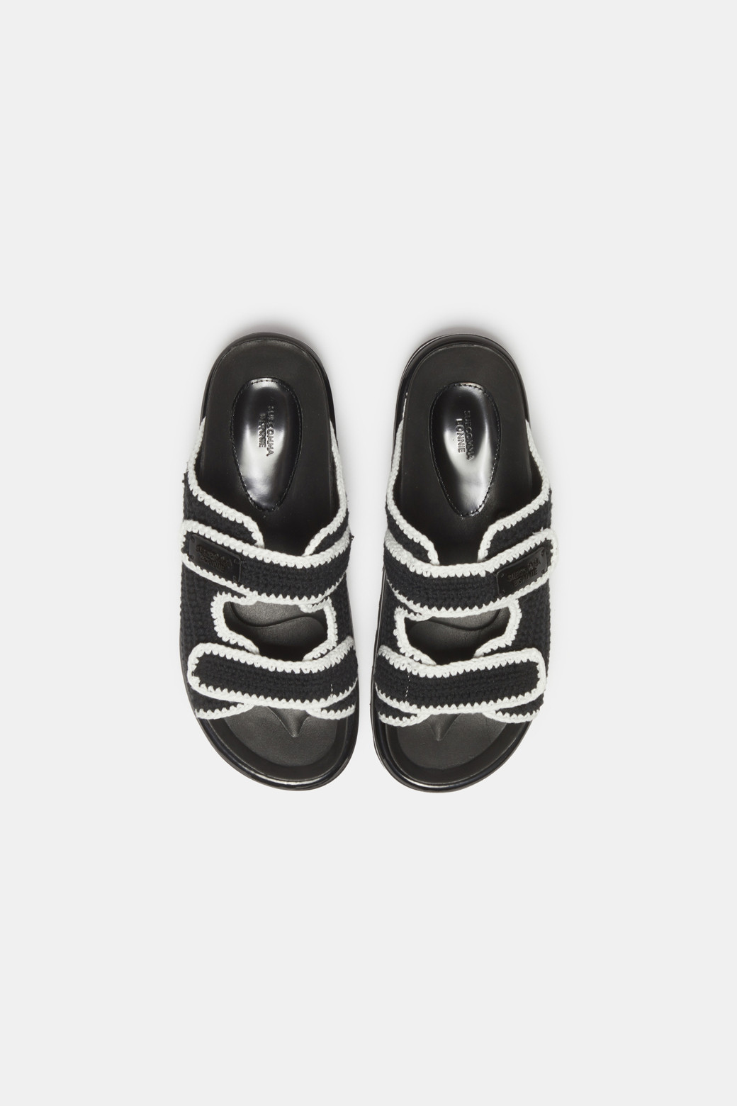 ★SUECOMMA BONNIE★ Knit slide sandalblack DG2AM25024BLK 김나영 착용]Knit slide sandal(black)_SUECOMMA BONNIE - 코오롱몰