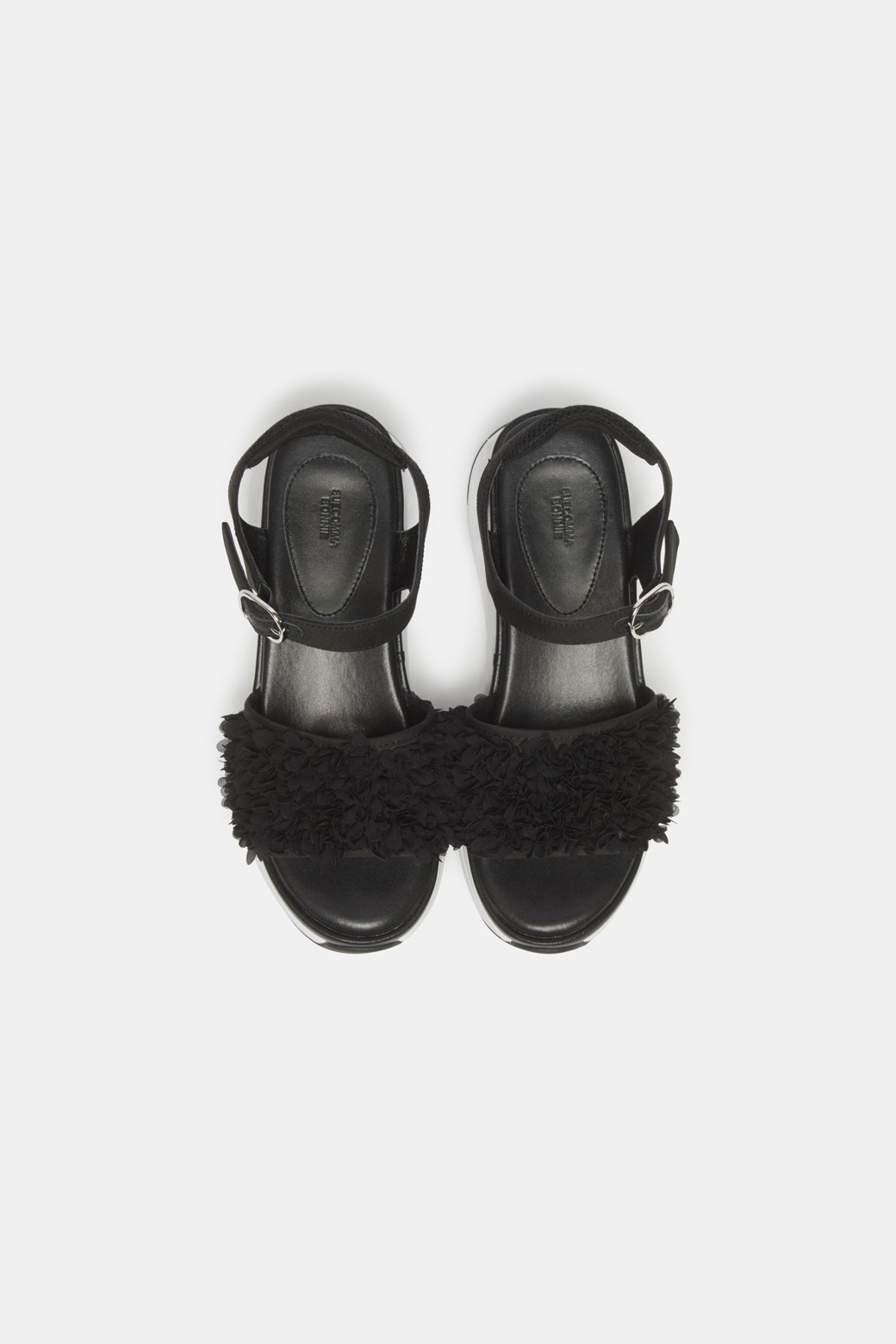 ★SUECOMMA BONNIE★ Flower strap sandalblack DG2AM25026BLK Flower strap sandal(black)_SUECOMMA BONNIE - 코오롱몰