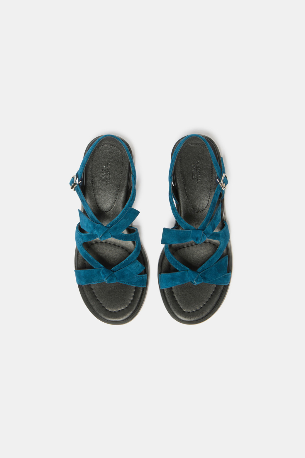 SUECOMMA BONNIE - 샌들 - Frangia ribbon sandal(blue)