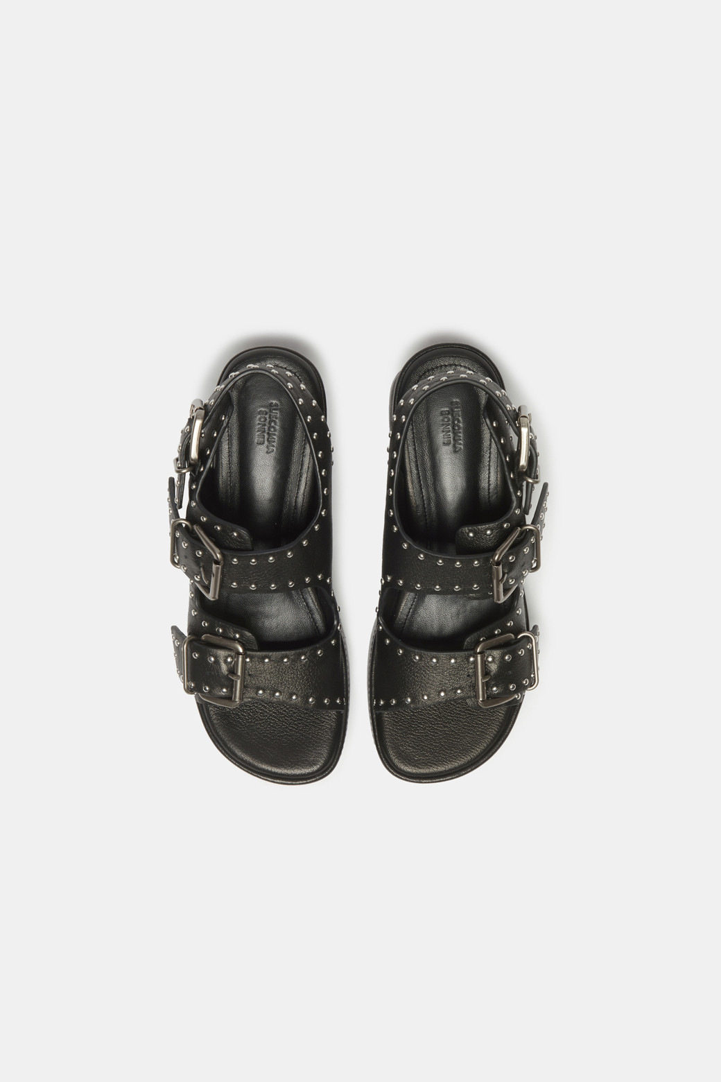 ★SUECOMMA BONNIE★ Strap sandalbrown DG2AM25040BRN Stud platform sandal(black)_SUECOMMA BONNIE - 코오롱몰