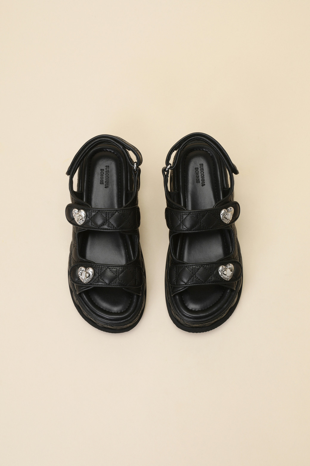 ★SUECOMMA BONNIE★ Jewelry band sandal black DG2AM25008BLK Cle sandal(black)_SUECOMMA BONNIE - 코오롱몰