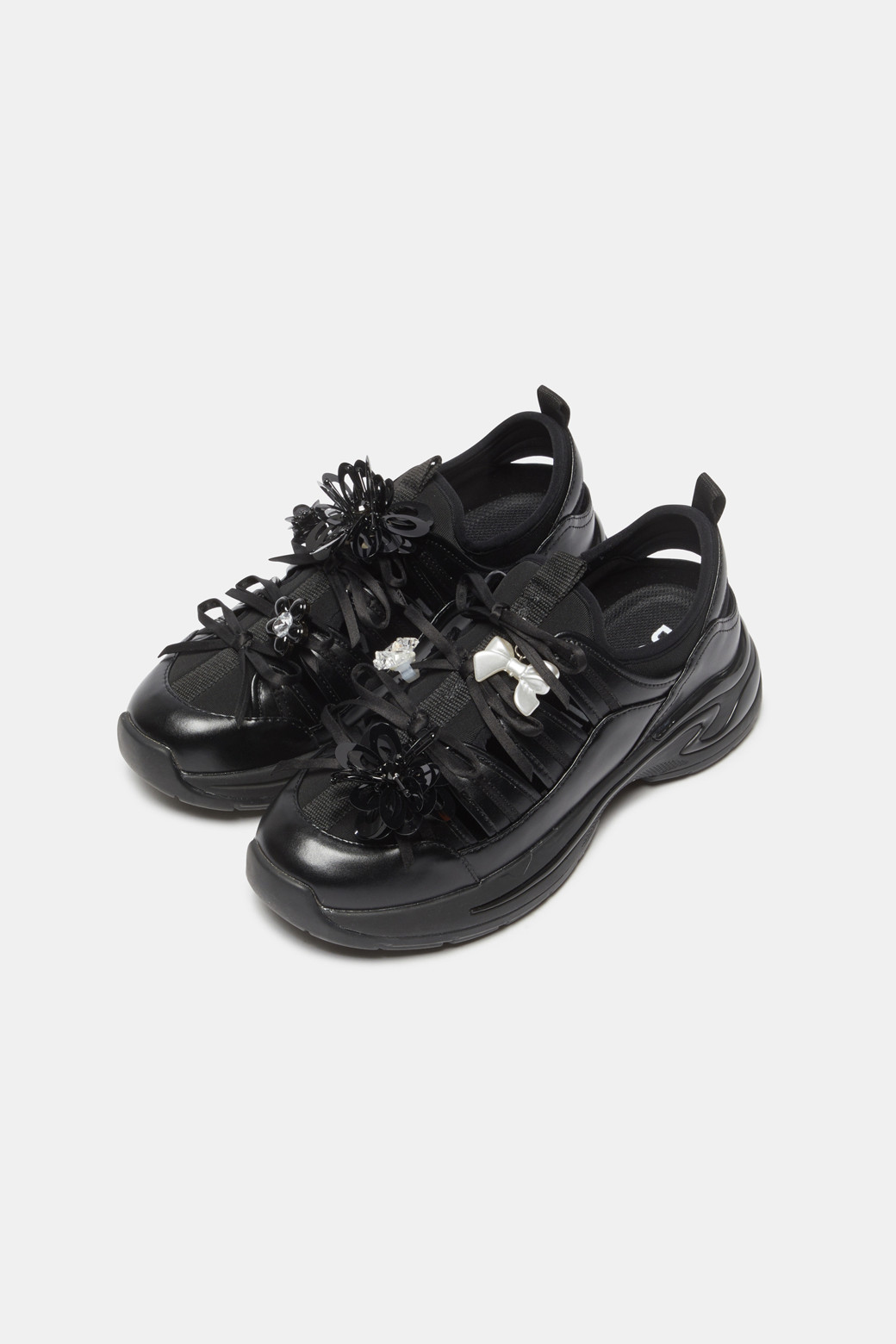 ★SUECOMMA BONNIE★ 2025 delight sandalblack DG2AM25033BLK SUECOMMA BONNIE] 2025 Delight sandal sneakers(black)