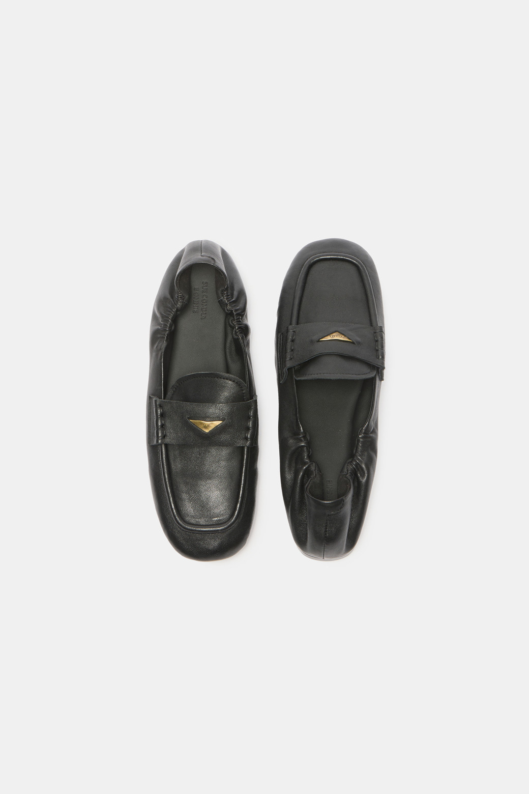 SUECOMMA BONNIE] Vintage flats(black)