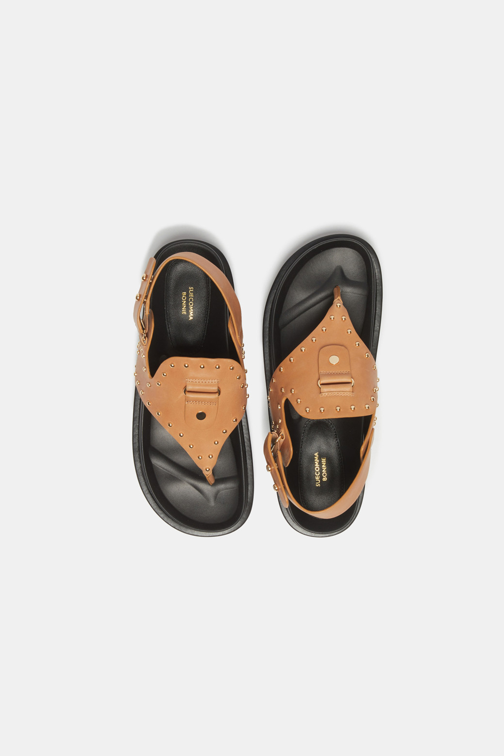★SUECOMMA BONNIE★ Buckle slide sandalbrown DG2AM25015BRN SUECOMMA BONNIE-Fling star sandal(black)_DG2AM25038BLK│삼성
