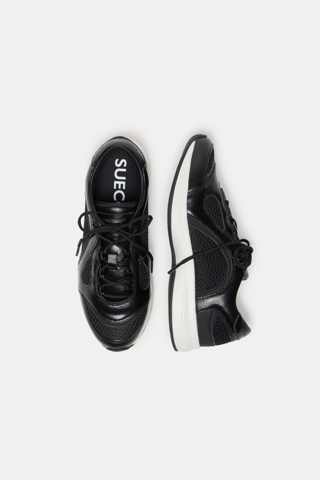 SUECOMMA BONNIE - 스니커즈 - Shiny sneakers(black)