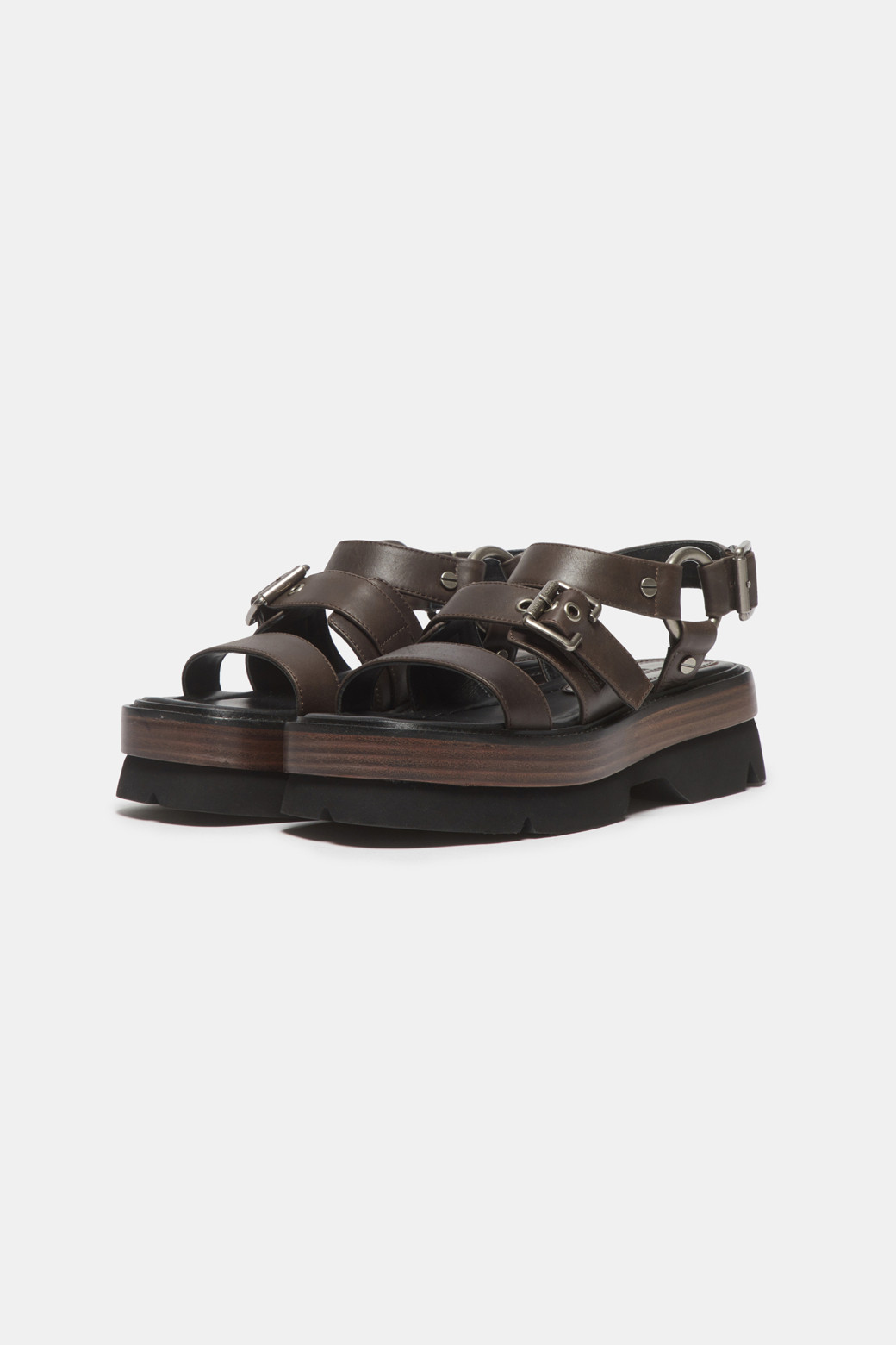 ★SUECOMMA BONNIE★ Knit slide sandalivory DG2AM25024IVY Biker sandal(brown)_SUECOMMA BONNIE - 코오롱몰