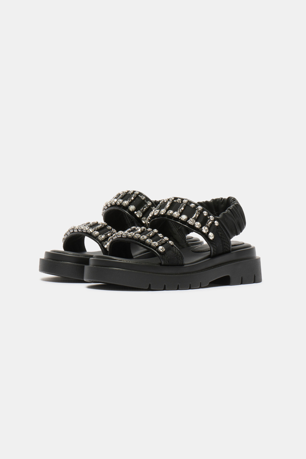 ★SUECOMMA BONNIE★ Jewelry sporty sandalblack DG2AM25041BLK 슈콤마보니(SUECOMMA BONNIE) Jewelry sporty sandal(black)_