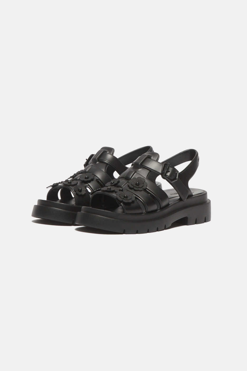 Flower jelly sandal(black)_SUECOMMA BONNIE - 코오롱몰