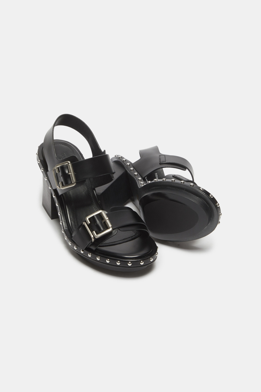 ★SUECOMMA BONNIE★ Stud heel sandalblack DG2AM25043BLK Stud heel sandal(black)_SUECOMMA BONNIE - 코오롱몰