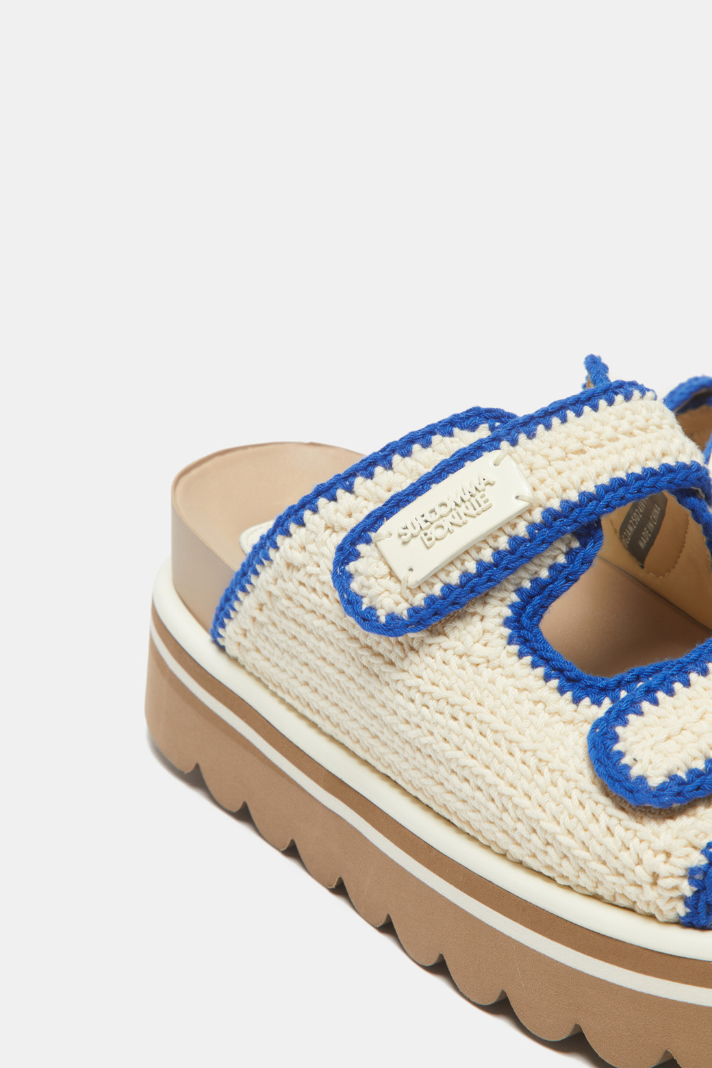 ★SUECOMMA BONNIE★ Knit slide sandalivory DG2AM25024IVY SUECOMMA BONNIE][김나영 착용]Knit slide sandal(ivory)