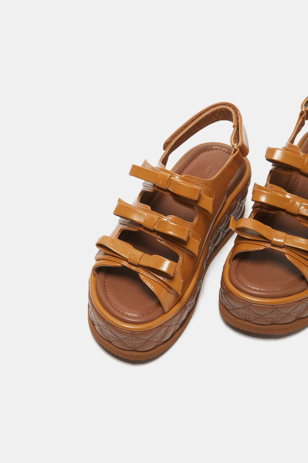 ★SUECOMMA BONNIE★ Frangia ribbon sandalscamel DG2AM25031CM Frangia ribbon sandal(blue)_SUECOMMA BONNIE - 코오롱몰