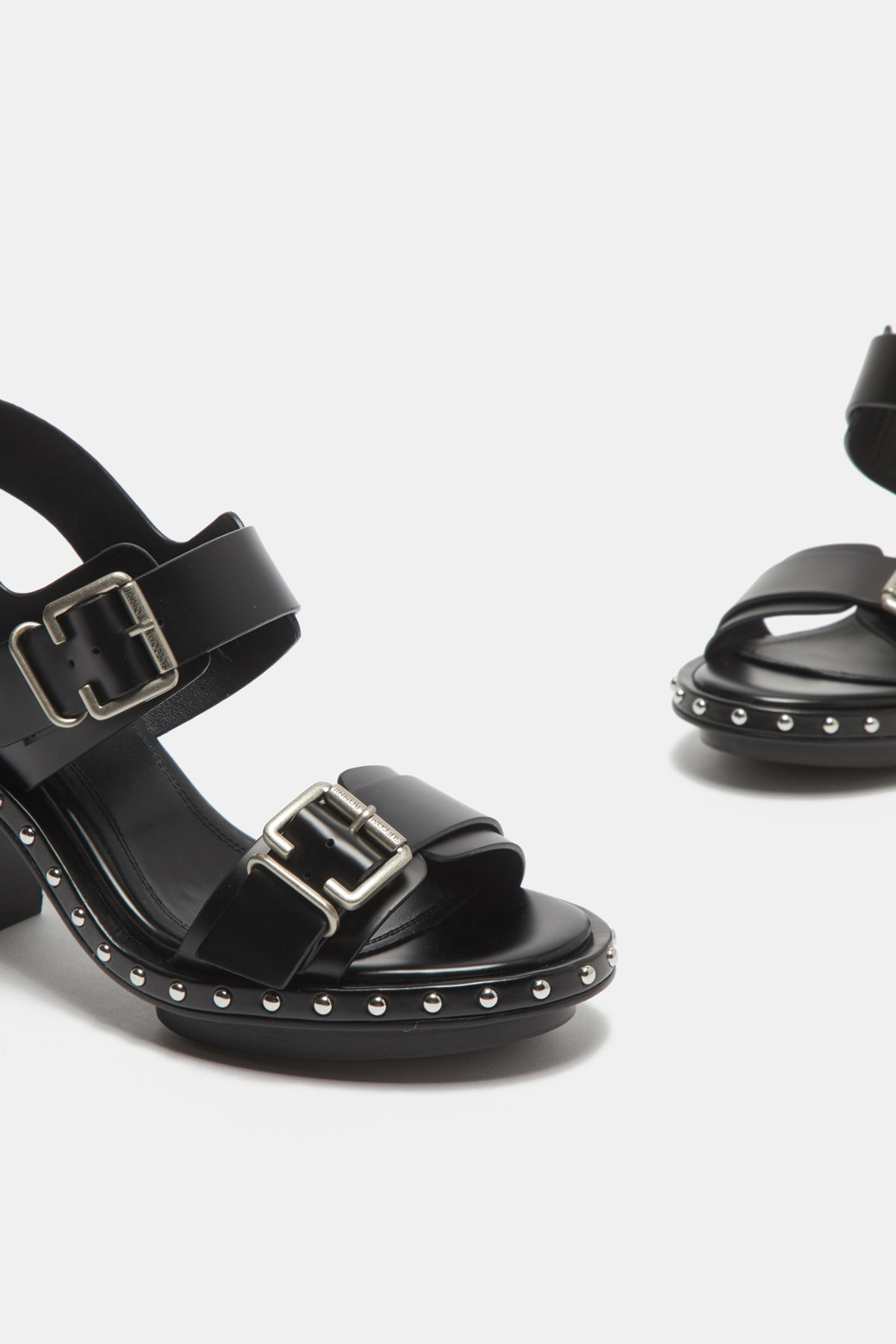 Stud heel sandal(black)_SUECOMMA BONNIE - 코오롱몰