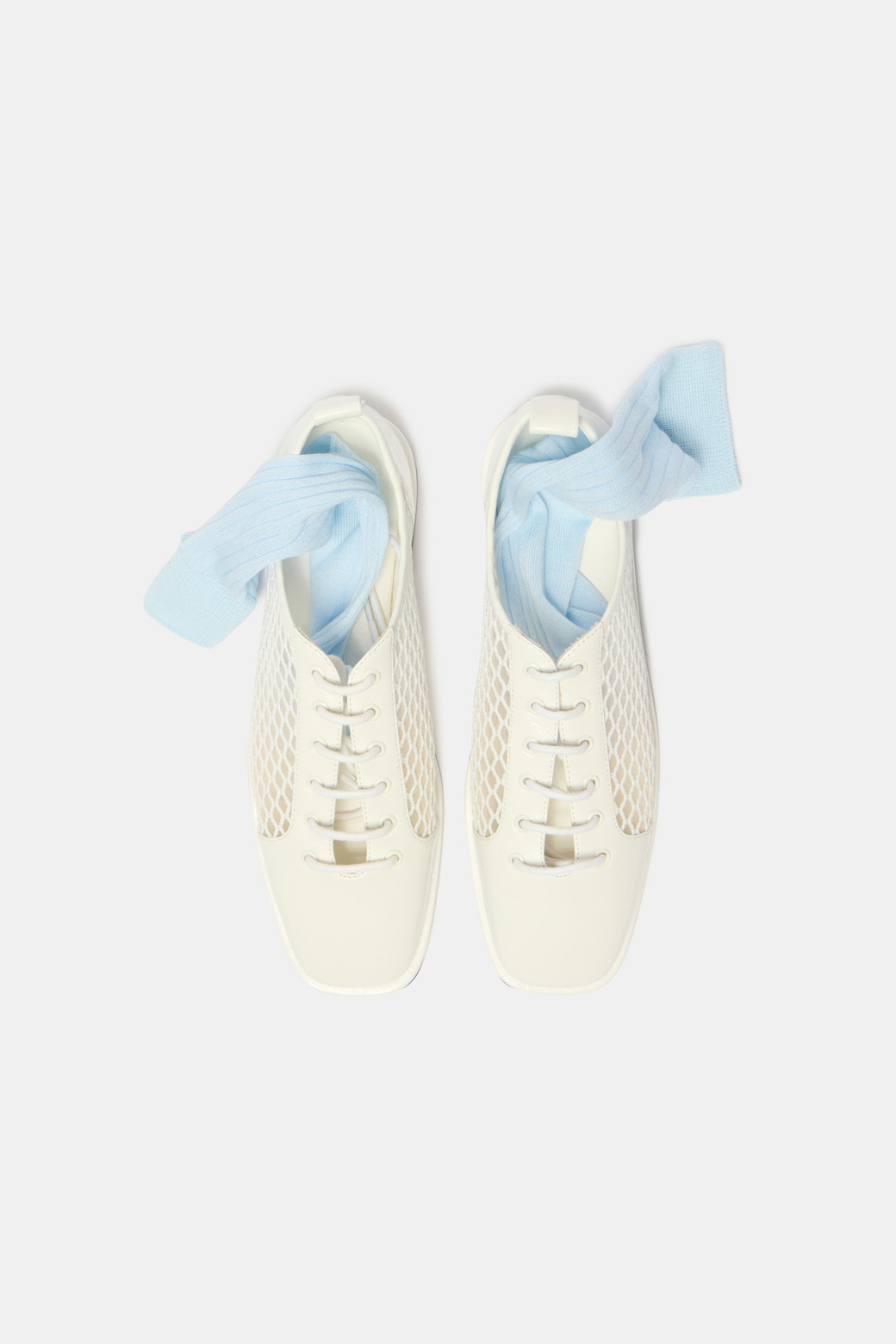 SUECOMMA BONNIE - 플랫 - Mesh flats(ivory)