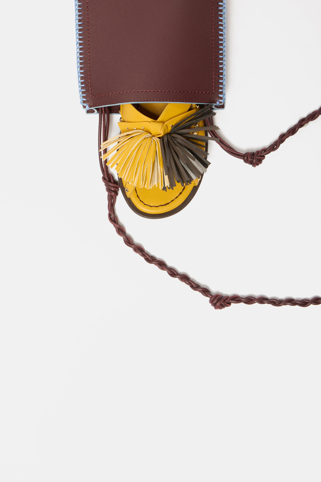 SUECOMMA BONNIE - 샌들 - Pompom flat sandal(yellow)
