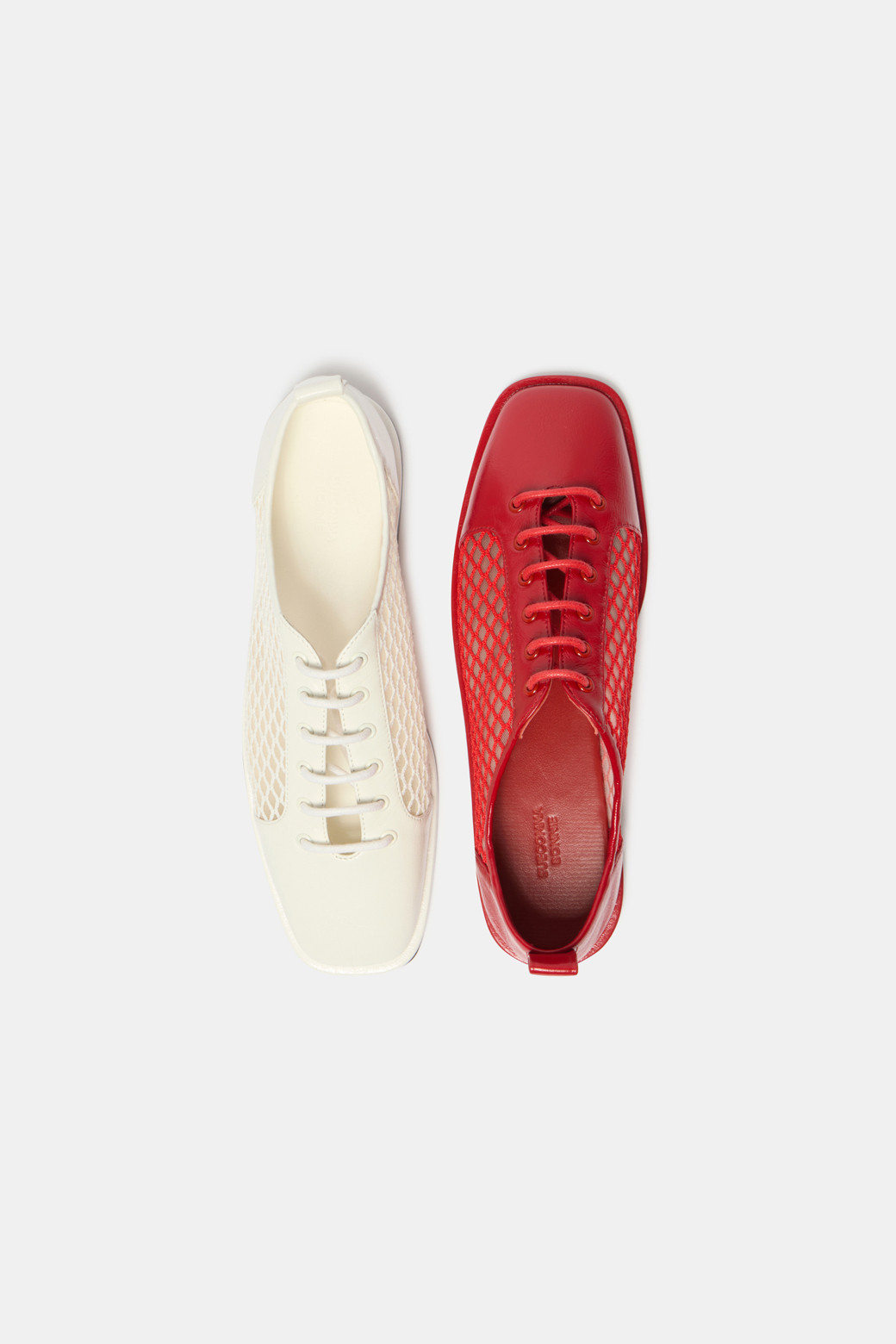 SUECOMMA BONNIE - 플랫 - Mesh flats(ivory)