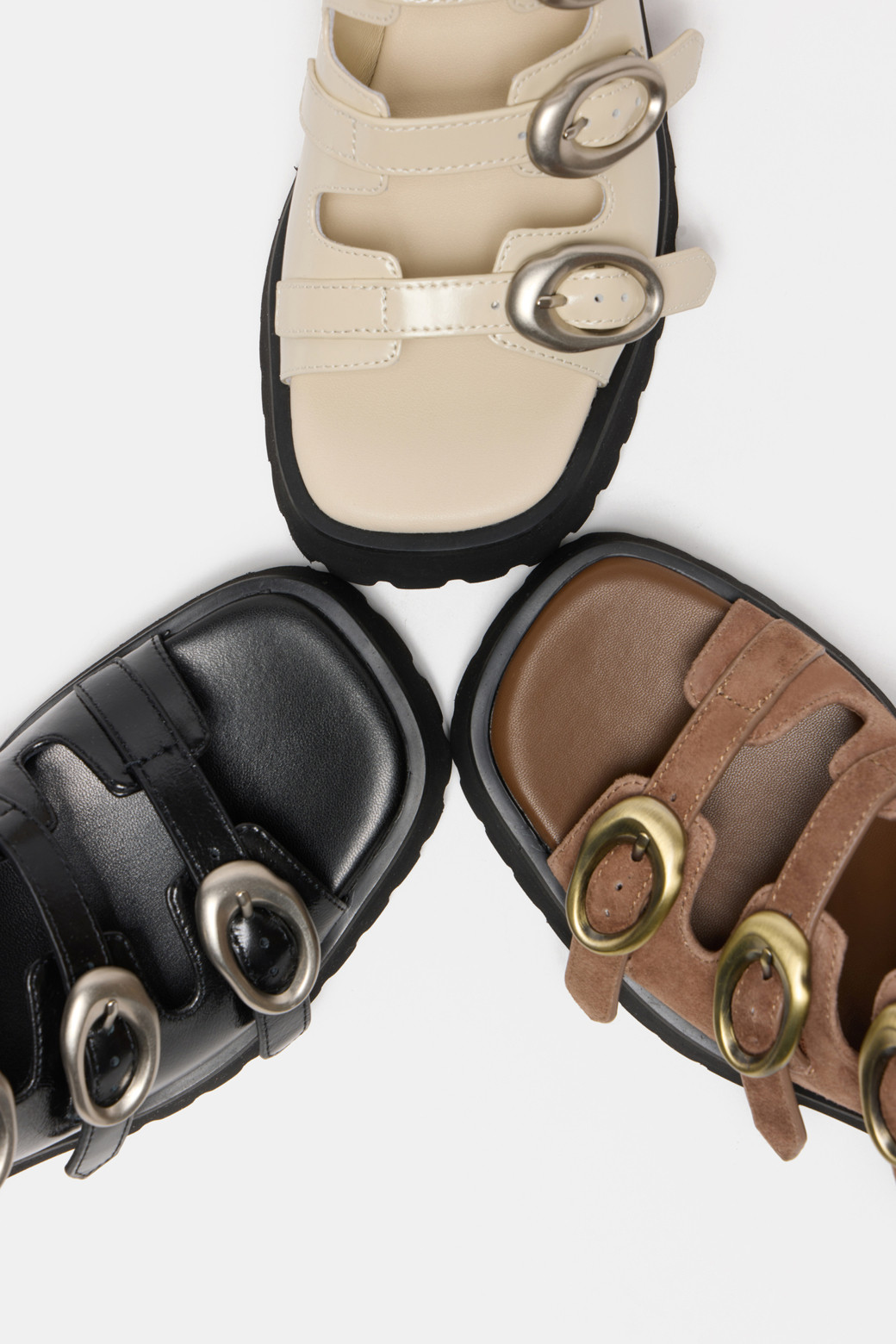 ★SUECOMMA BONNIE★ Buckle sandalivory DG2AM25016IVY SUECOMMA BONNIE] Buckle sandal(ivory)