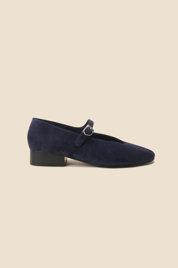 SUECOMMA BONNIE - 로퍼 - Daily mary jane flats(navy)