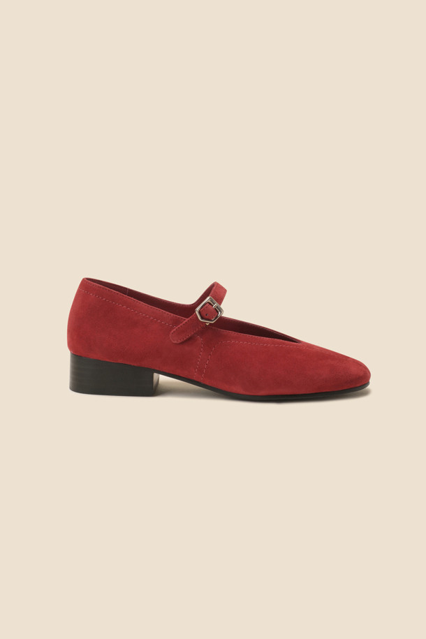 SUECOMMA BONNIE - 로퍼 - Daily mary jane flats(wine)