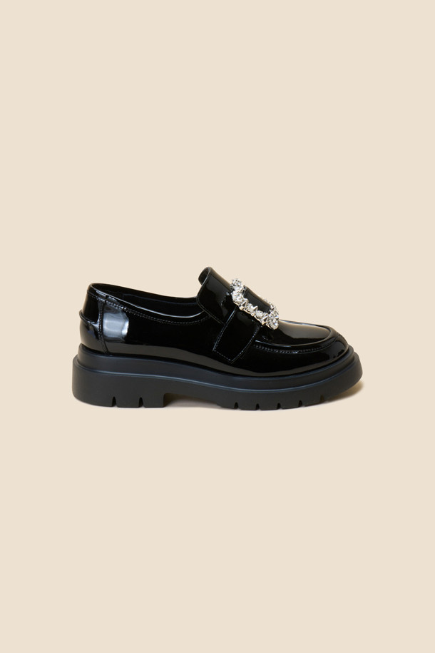 SUECOMMA BONNIE - 로퍼 - Jewelry loafer(black)