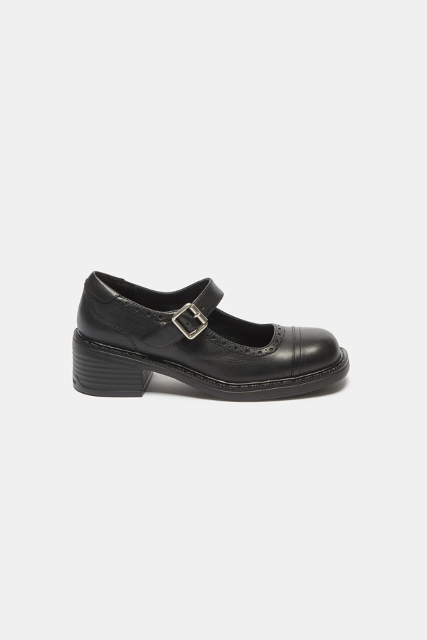 SUECOMMA BONNIE] Mary jane loafer(black)