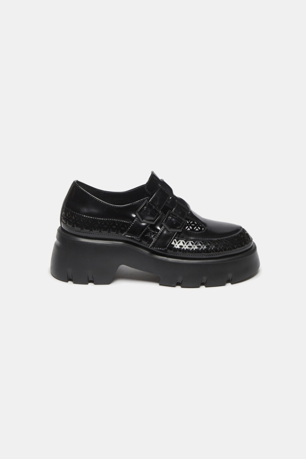 SUECOMMA BONNIE - 로퍼 - Buckle loafer(black)