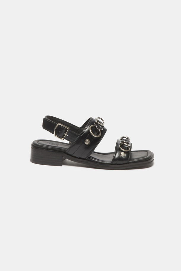 ★SUECOMMA BONNIE★ Ring sandalblack DG2AM25003BLK Jewelry buckle sandal(black)_SUECOMMA BONNIE - 코오롱몰