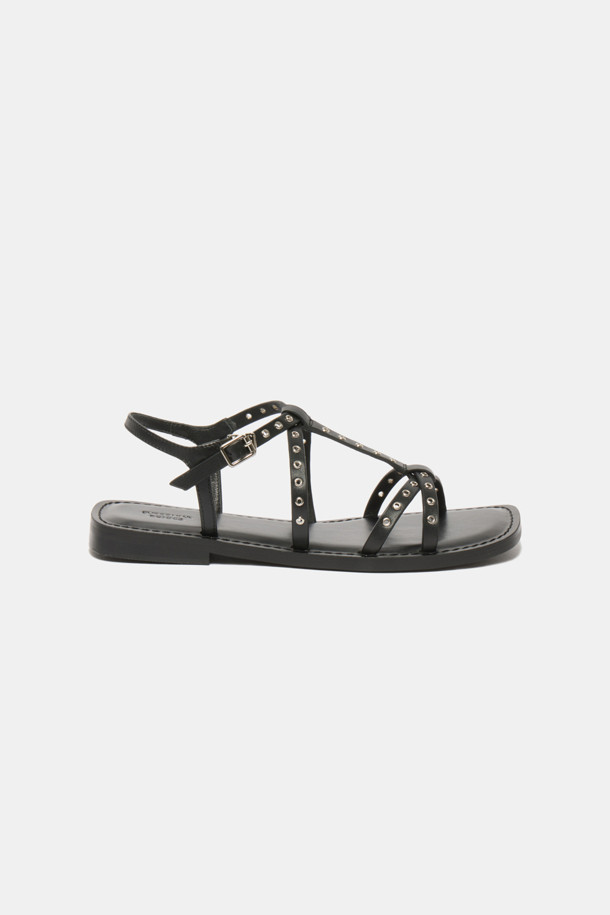 SUECOMMA BONNIE - 샌들 - Strap sandal(black)